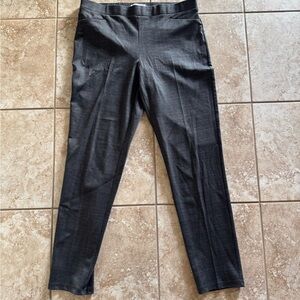 89th & Madison Charcoal Checkered Trousers